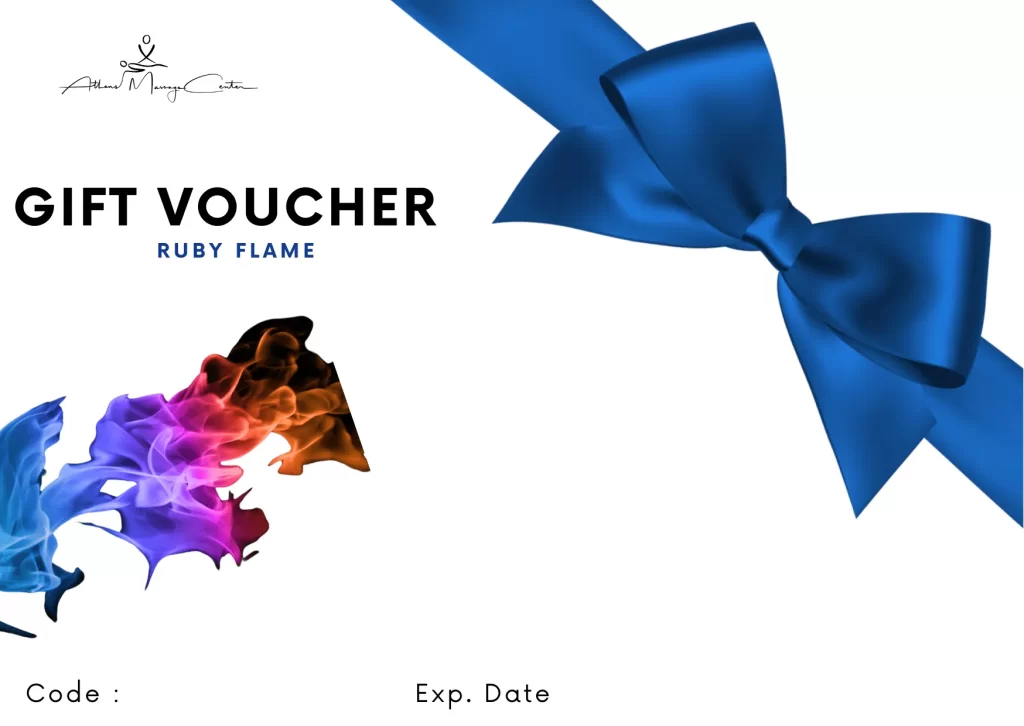 δωροκάρτα μασάζ ruby flame gift card